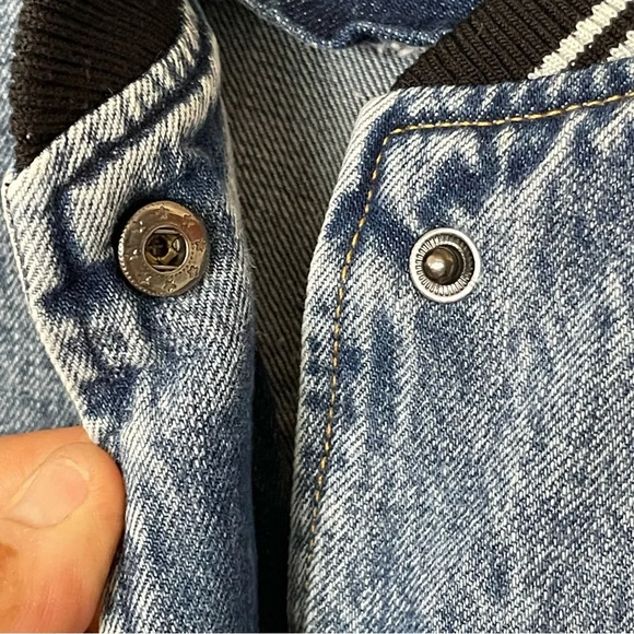 Dennim Patch’s  Long Jacket Women size Small - Picture 10 of 13